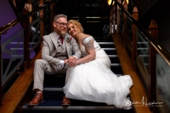 Stairway portrait